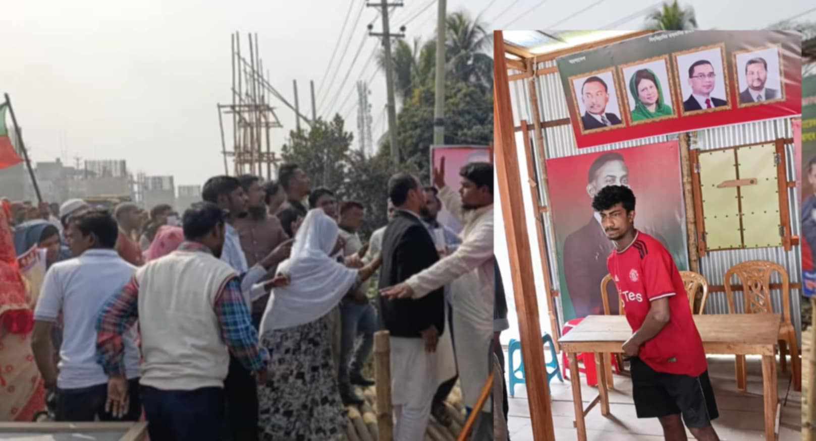 বিএনপির লিফলেট বিতরণে বাঁধা,সাংবাদিকদের গুলি করার হুমকি! 